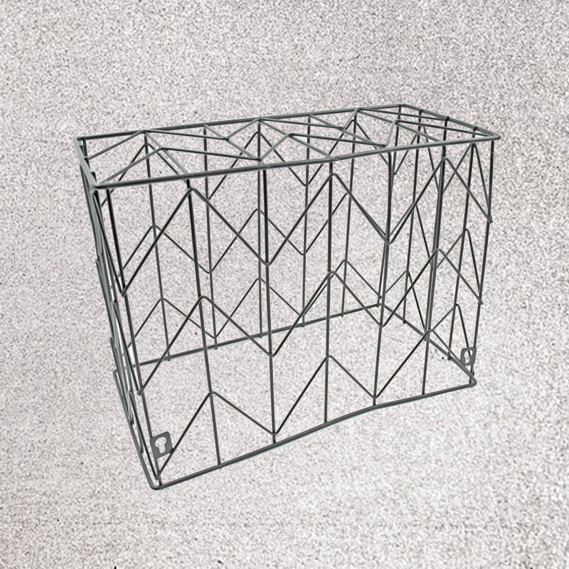 Multiourpose Metal Basket Organiser, for Office, Home or Bathroom, Organization Basket, Antique Black, Beautiful modern and stylish metal basket (1 Pc )