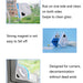 4976 Double face glass cleaner Window Squeegee, Magnetic Window Washing Equipment. 