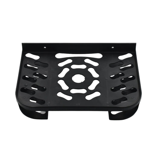 Wall-mounted Set Top Box Stand from , neatly holding a DTH receiver and remote.