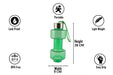 2002_Steel Cap Plastic water Dumbbells Bottle 