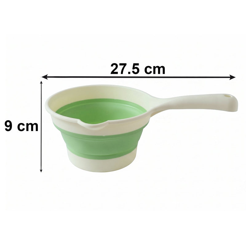 Size guide for foldable water scoop
