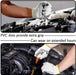 4611 Unisex Knitted/Sewing Cotton Plain Hand Gloves Raw White 