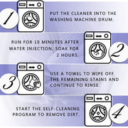 1418 Washing Machine Cleaning Tablet In Refreshening Lavender Fragrance 