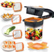 2152 Premium Vegetable Dicer Multi Chopper Set 5 in 1 Cutting Blades 