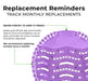 1310 Anti Splash Urinal Round Screen Mat 