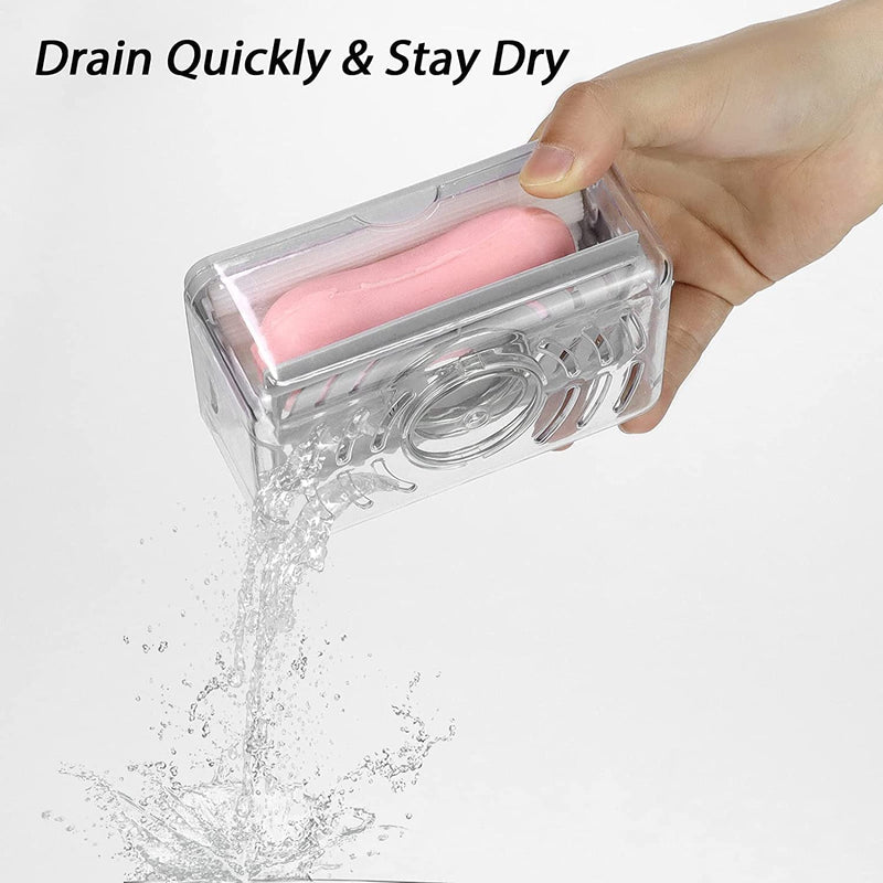 Travel-friendly portable soap roller and dispenser container