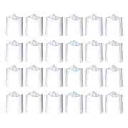7221 Festival Decorative - LED Tealight Candles (White, 24 Pcs) 