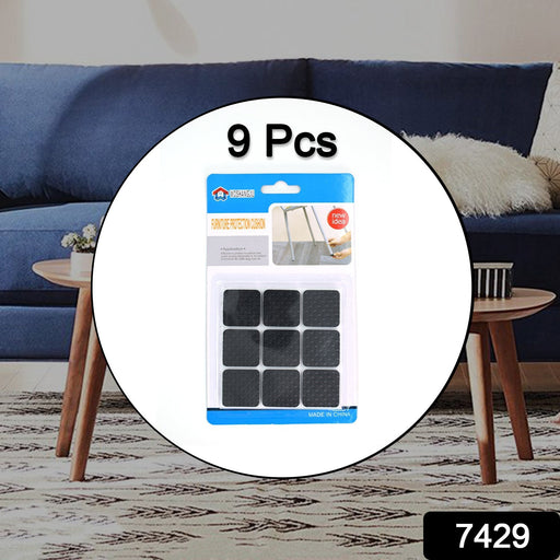 Close-up of a thick, durable felt furniture protection pad