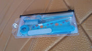 Top view of the 8-in-1 manicure set featuring professional nail care tools