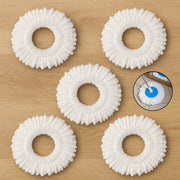 Microfiber Spin Mop Refill Head showing soft cleaning pads