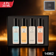 Four 20ML unisex fragrance bottles in luxury perfume gift set