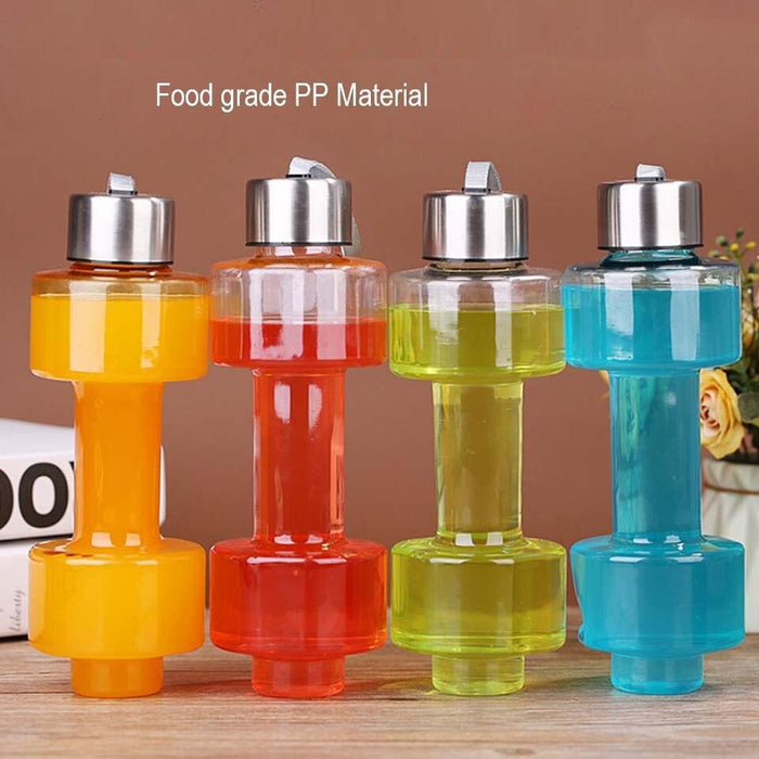 2002_Steel Cap Plastic water Dumbbells Bottle 