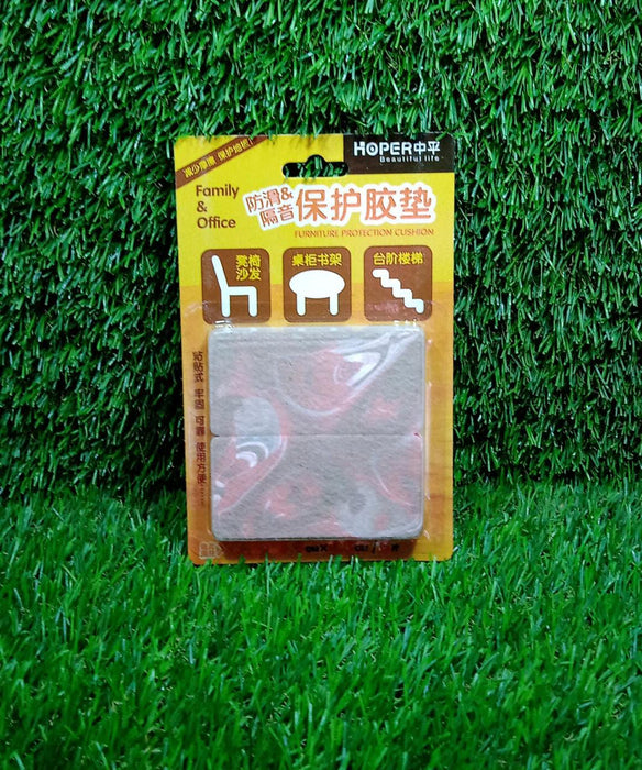 FURNITURE PAD SQUARE FELT PADS FLOOR PROTECTOR PAD FOR HOME & ALL FURNITURE USE (Pack Of 4 Pc)