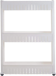 2173 Multipurpose 3 Layer Slim Side Space Saving Storage Organizer Rack Shelf 