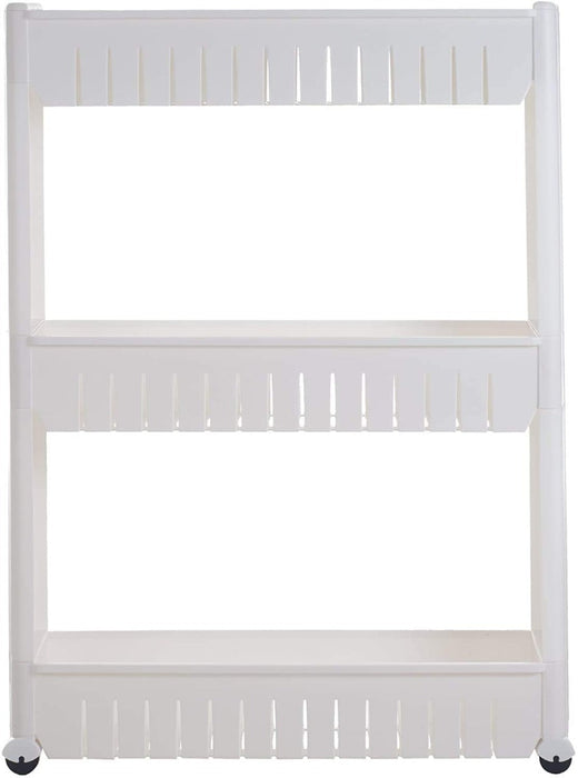 2173 Multipurpose 3 Layer Slim Side Space Saving Storage Organizer Rack Shelf 