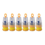 9109 (Set of 6pc) Screwdriver Set, Steel 16 in 1 with 15 Screwdriver Bits, Professional Magnetic Driver Set 