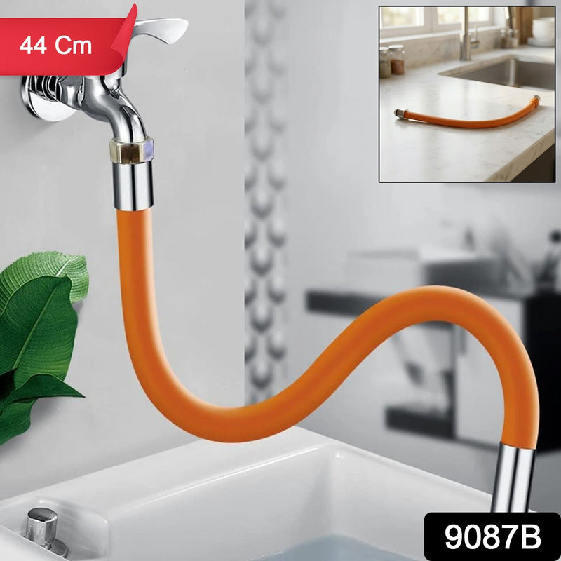 Silicone faucet extension hose for plumbing needs