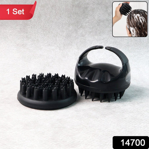 Ergonomic scalp massage brush for relaxing head massage