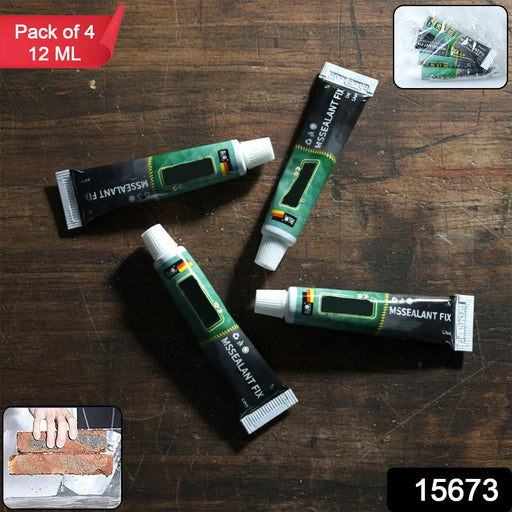 Set of multi-purpose sealant adhesive tubes for crack filling and leak sealing