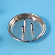 Sturdy and polished steel agarbatti holder for daily pooja