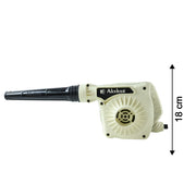 Size comparison of electric air blower device