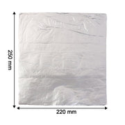 Silver food-grade aluminium foil sheets suitable for ovens