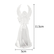 Set of four battery operated LED angel decorative lights for gifting and décor