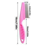 Dog grooming comb size comparison
