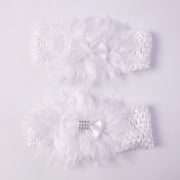 Soft fabric hairstyle accessory for babies