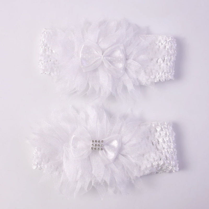 Soft fabric hairstyle accessory for babies