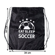 Back view of the comfortable Drawstring Sport Backpack, ready for adventure.