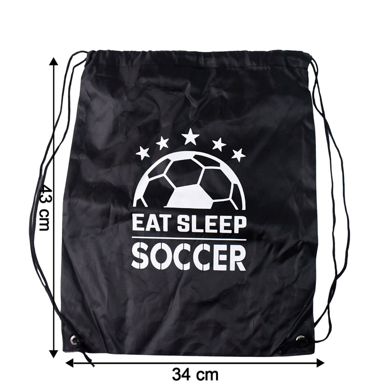 Back view of the comfortable Drawstring Sport Backpack, ready for adventure.