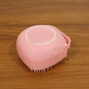 Silicone massage body brush ideal for home and travel use