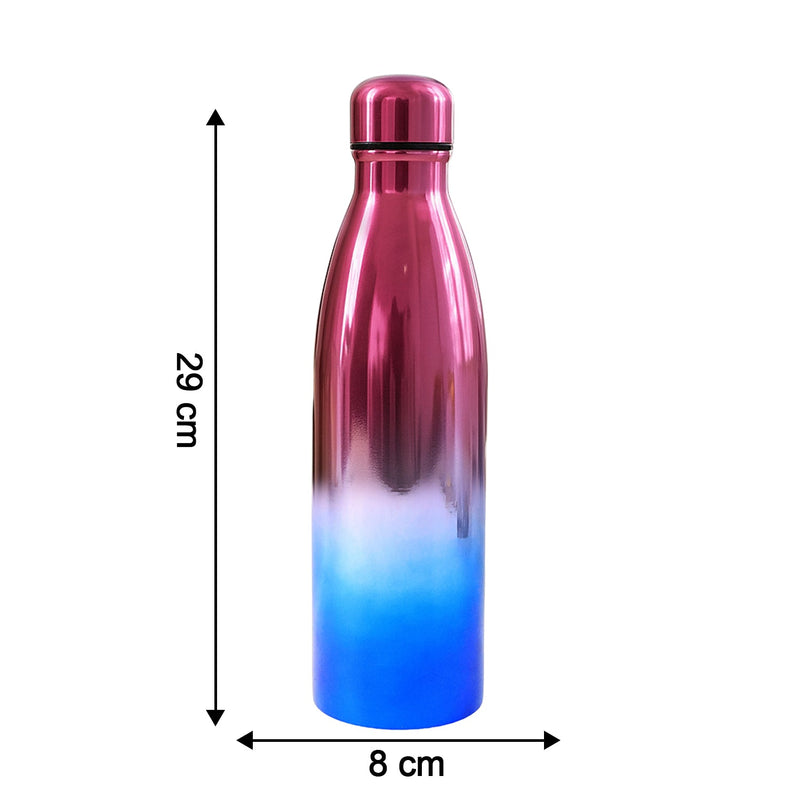 Portable and lightweight stainless steel water bottle for travel and gym