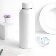 Durable 500ml insulated stainless steel water bottle ideal for seniors