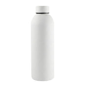 Reusable stainless steel water bottle with vacuum insulation technology