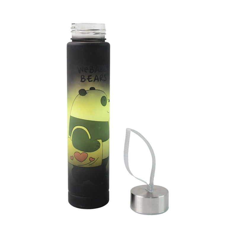 Cute cartoon plastic water bottle perfect for kids and students' hydration