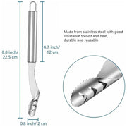 Dual-ended kitchen slicing tool for precise cutting