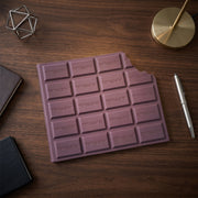 Creative chocolate design notebook with durable cover