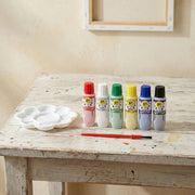 Painting set for children with brush and colours
