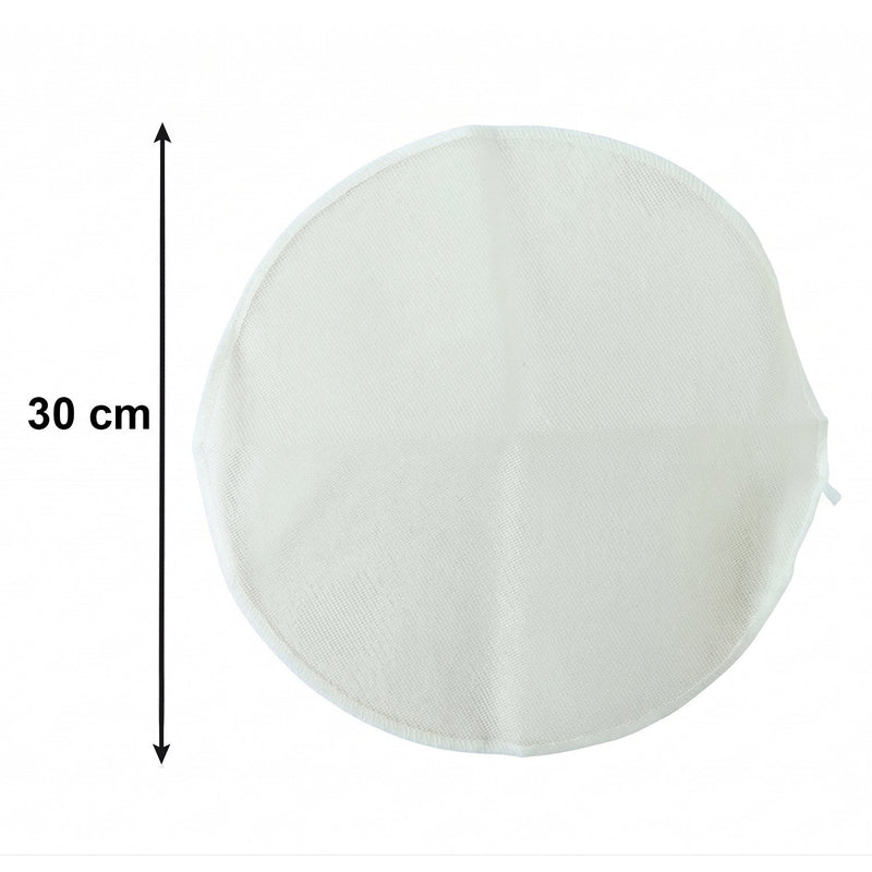 Close-up of cotton steamer liner cloth showing breathable fabric