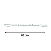 Durable decorative curtain tieback for window styling