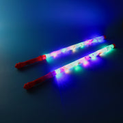 Energy-efficient LED Dandiya sticks illuminating Navratri celebration