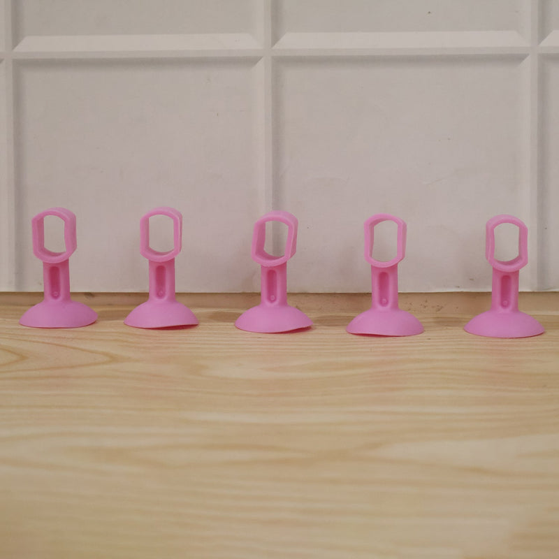Detail view of silicone door stopper for impact absorption