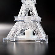 Decorative Eiffel Tower LED lamp emitting multicolor light spectrum