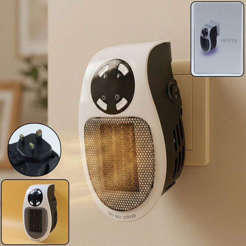 Electric room heater compact and efficient for small indoor spaces