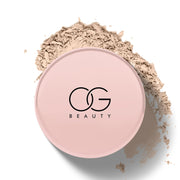 Smooth finish of OG Beauty Compact Powder for flawless matte look