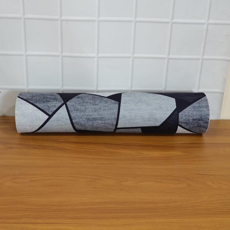 Durable geometric design floor mat for indoor & outdoor use