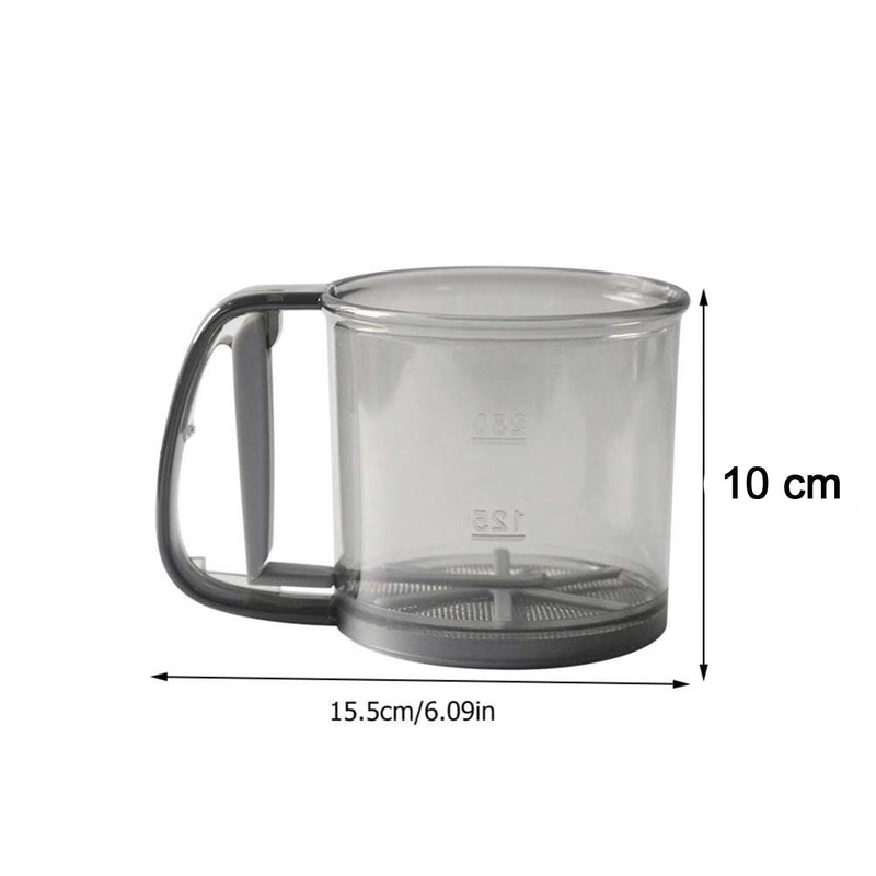 Compact culinary sifting tool ideal for home baking tasks