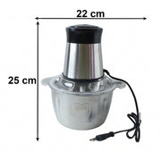 Food processor with spacious 2 litre capacity bowl